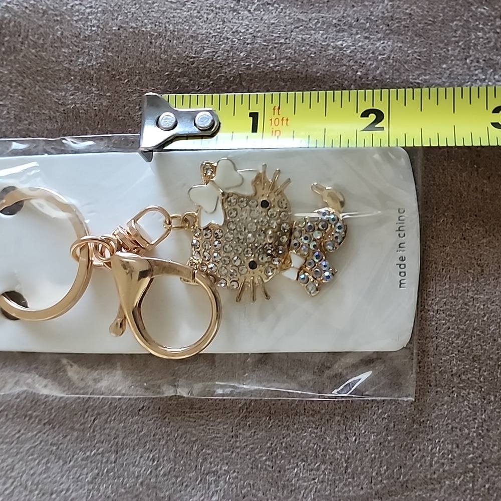 NEW Hello Kitty Rhinestone Keychain - Picture 5 of 5